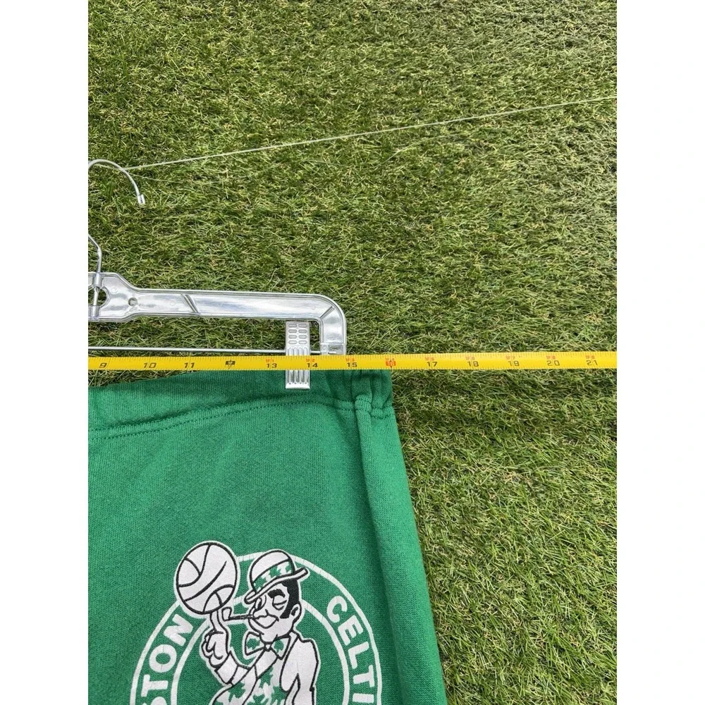 Vintage Boston Celtics Sweatpants Mens Large 32x28 Green Logo 7 NBA Basketball